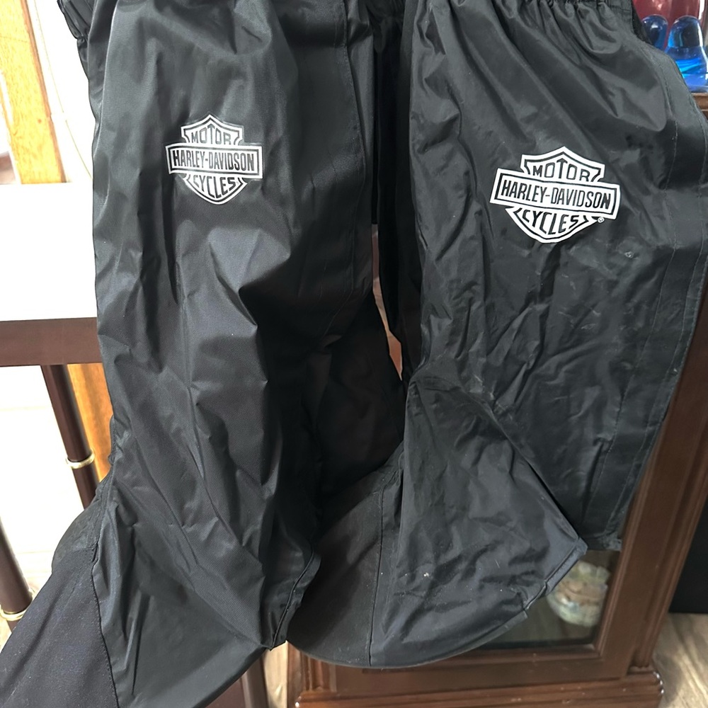 Harley Davison motorcycle boot covers rain gaiter lug sole size XL